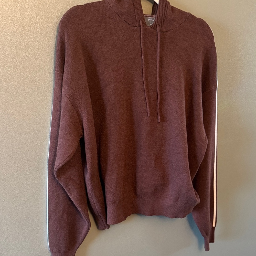 Primark XL Hoodie sweater with White Stripe